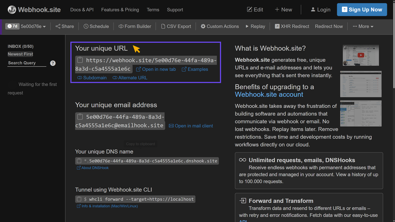 Get a Webhook URL